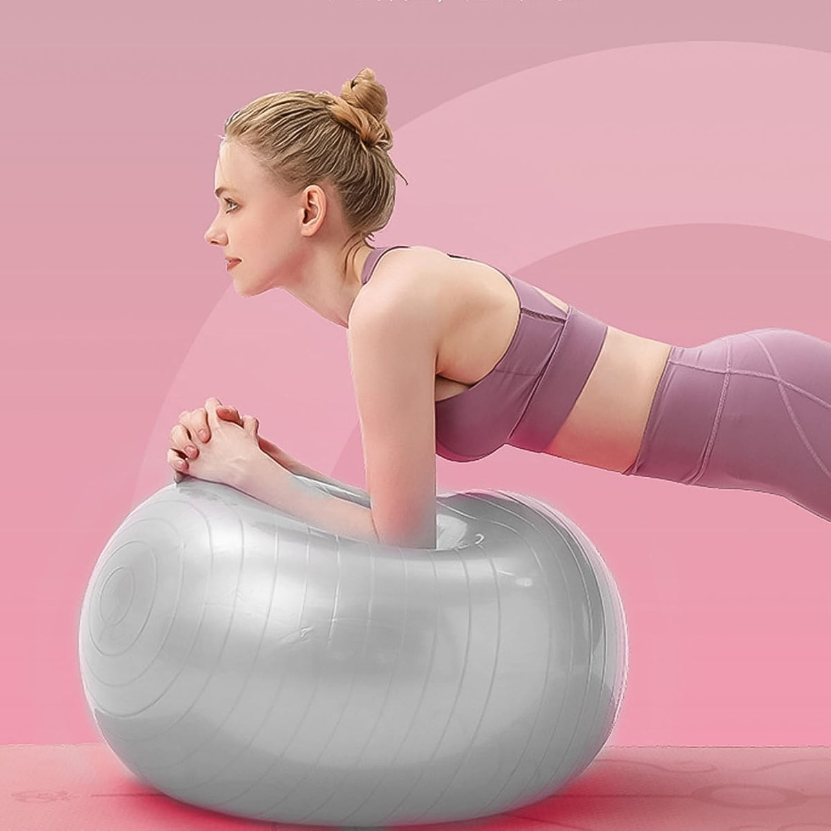 75CM non-slip stability gym ball with included foot pump