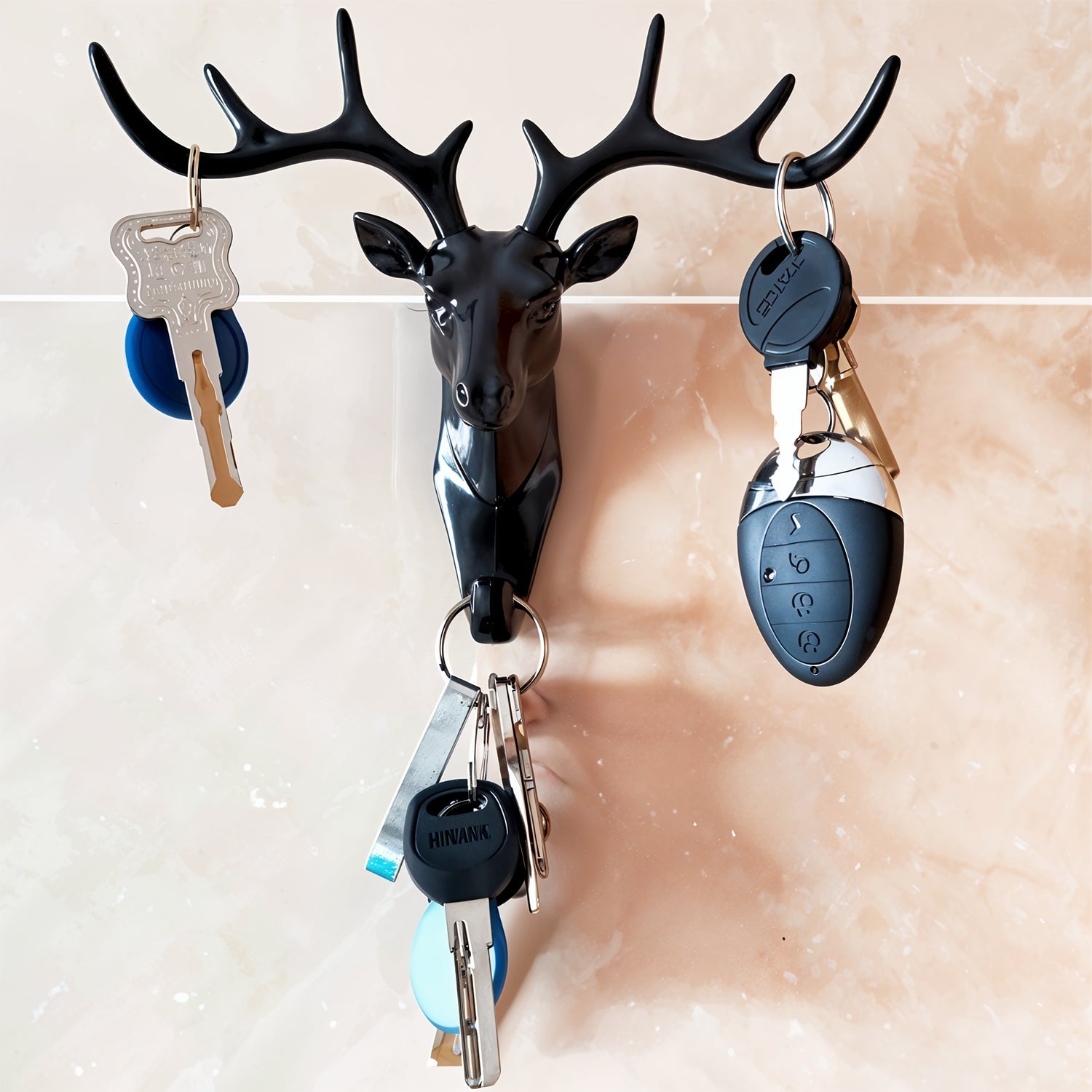 DeoDap Deer Head Self Adhesive Wall Hook - feature