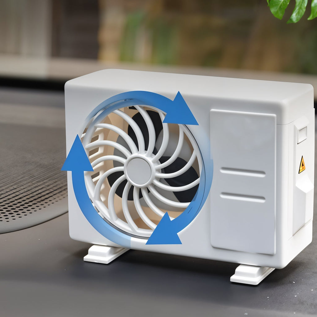 Car air freshener attached to AC vent