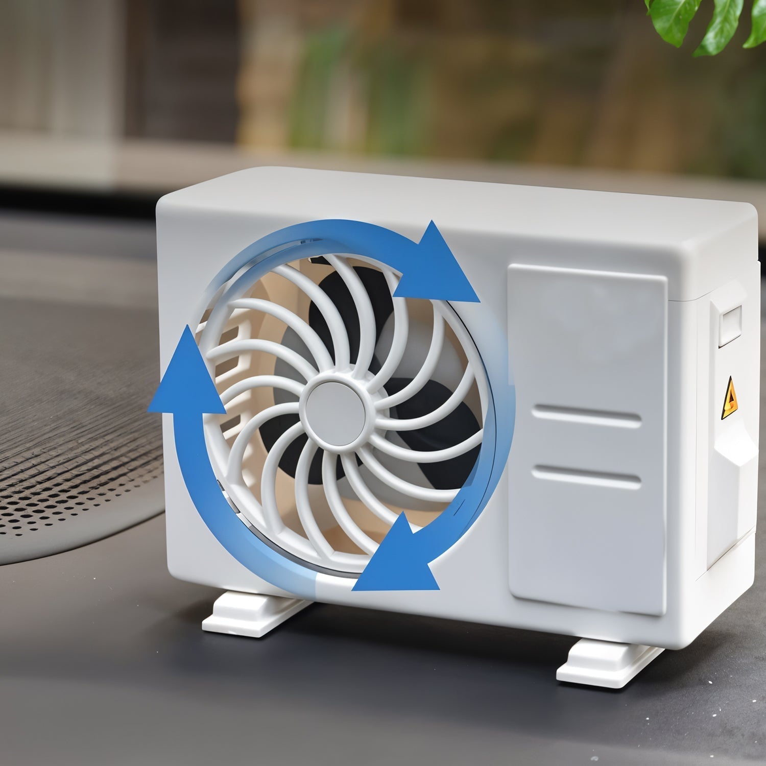 Car air freshener attached to AC vent
