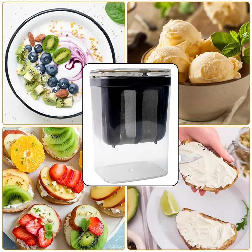 Yogurt strainer components
