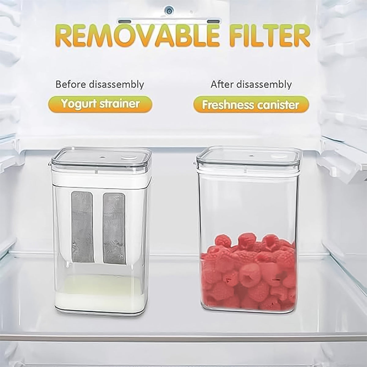 Deli Drip Storage Container for yogurt