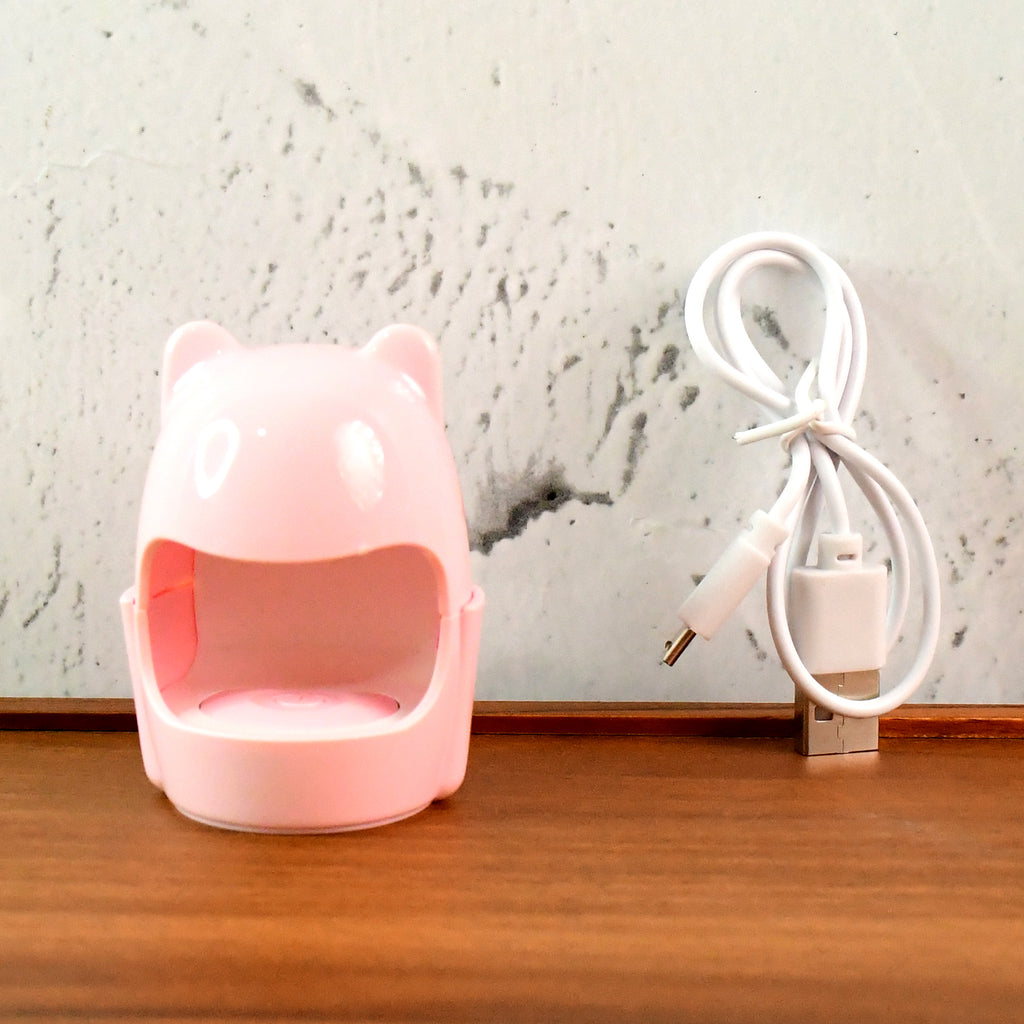 Mini Led Nail Dryer  Usb Rechargeable Nail Polish Curing Lamp (1 Pc)