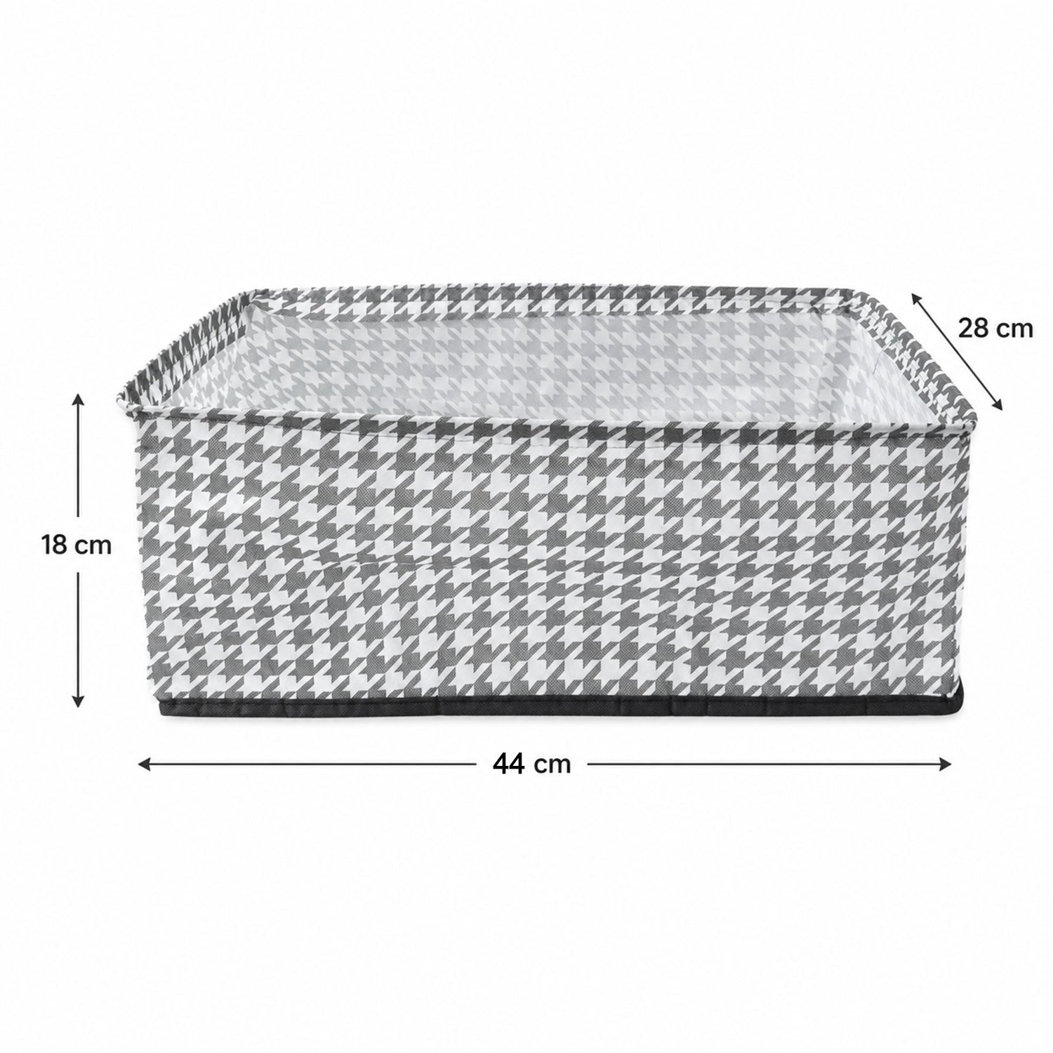 Foldable Cloth Organizer Basket Fabric Storage Box For Clothes Toys (1 Pc)