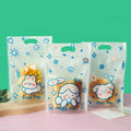 Small Random Teddy Design Ziplock Goodie Hand Bags With Handle For Gifting, Return Gifts, Birthday, Baby Shower, Party Pouches | Chocolate & Dry Fruit Packing, Gift Pouch - Image 3