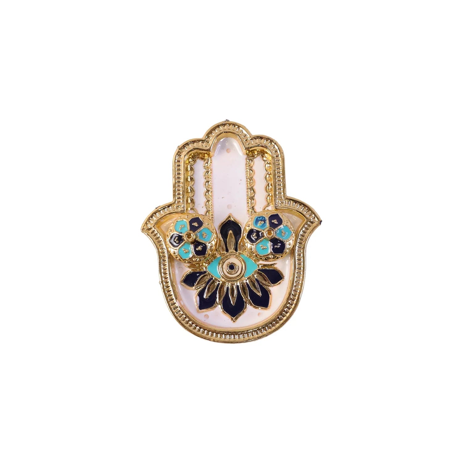 Hand Shaped Kankavati Kumkum Holder For Puja And Tilak Rituals (1 Pc)