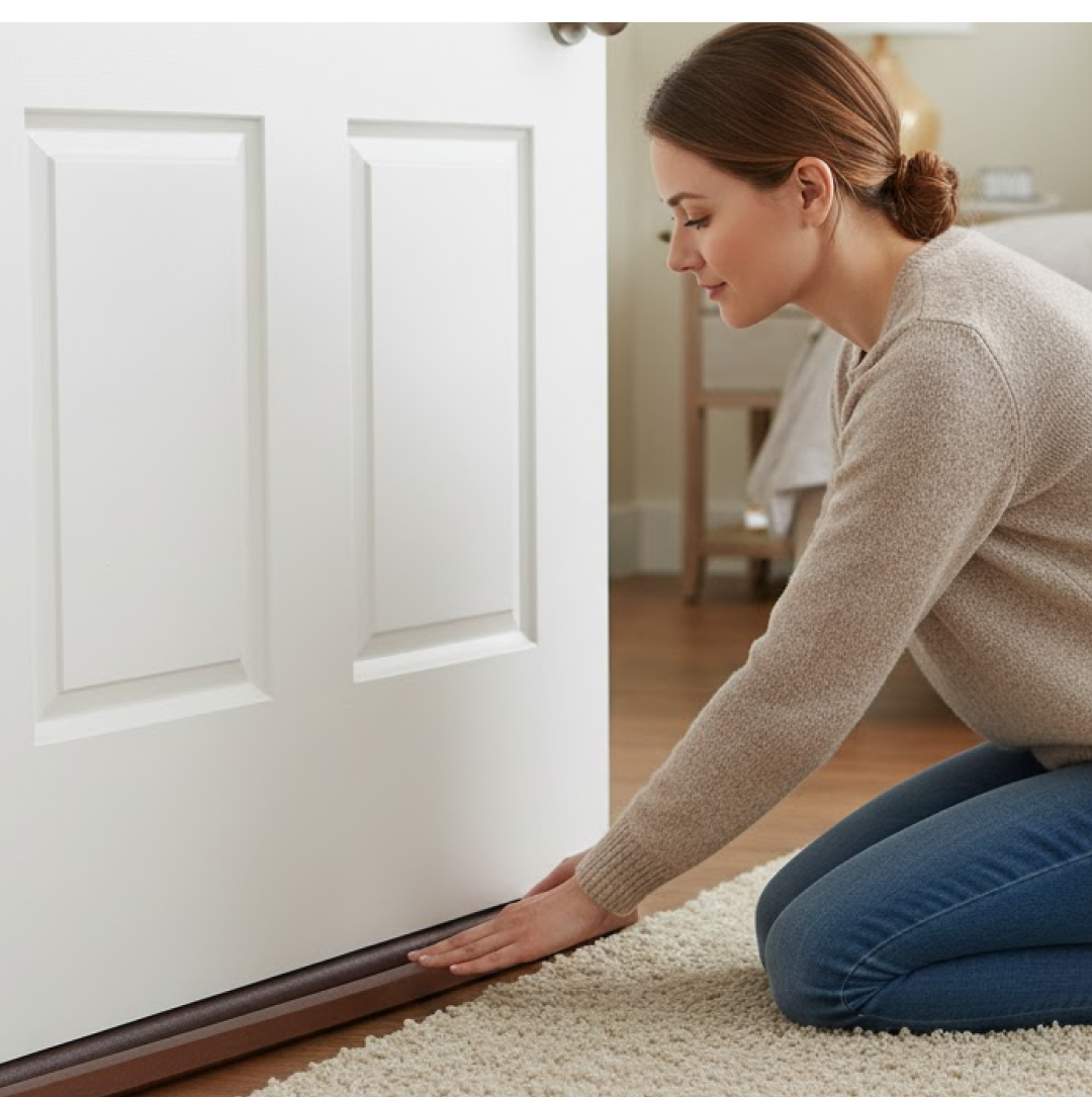 DeoDap Twin Door Draft Stopper Guard Protector - comparison shot