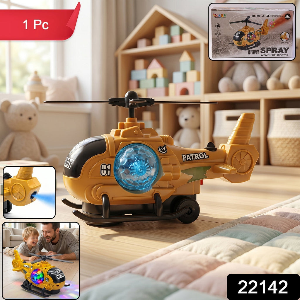 Helicopter toy packaged box