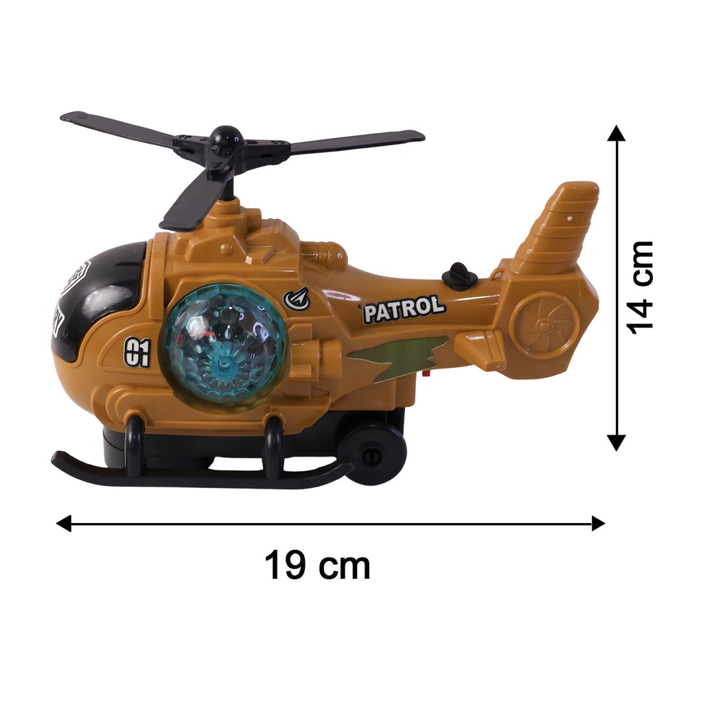 Helicopter toy size guide
