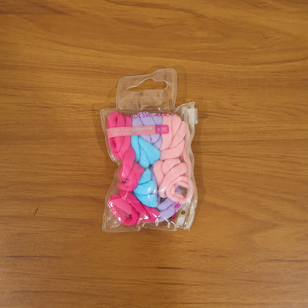 Soft Elastic Hair Bands 35 Pc Set  Stretchable No Damage Hair Ties
