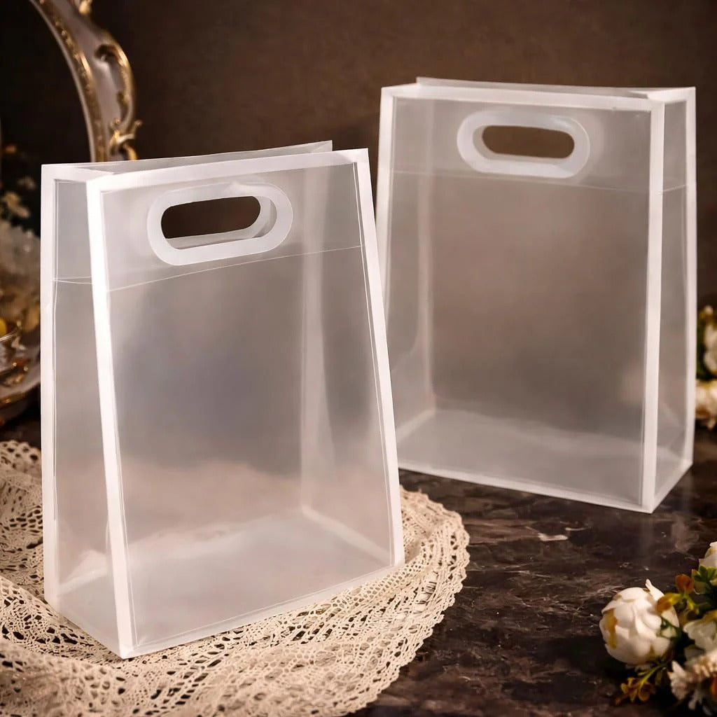 Small Size ( 18 X 8 X 26 CM )Transparent Bag Goodie Bags, Clear Gift Bag, Hamper Bag,Carry Bags,Shopping Gift Bag,Gifting,Presents,Return Gifts,Birthday,Festivals,Events - Image 10