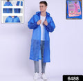 6488 Mix Size Portable Student Rain Coat Kids Girls  Boys Outdoor Traveling Eva Material Raincoatrain Wearrain Suit For Outdoor Accessory (1pc)