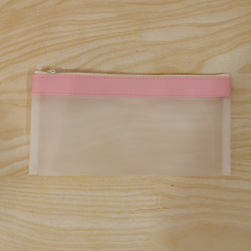 Transparent Multipurpose Zipper Pouch Bag (1 Pc)