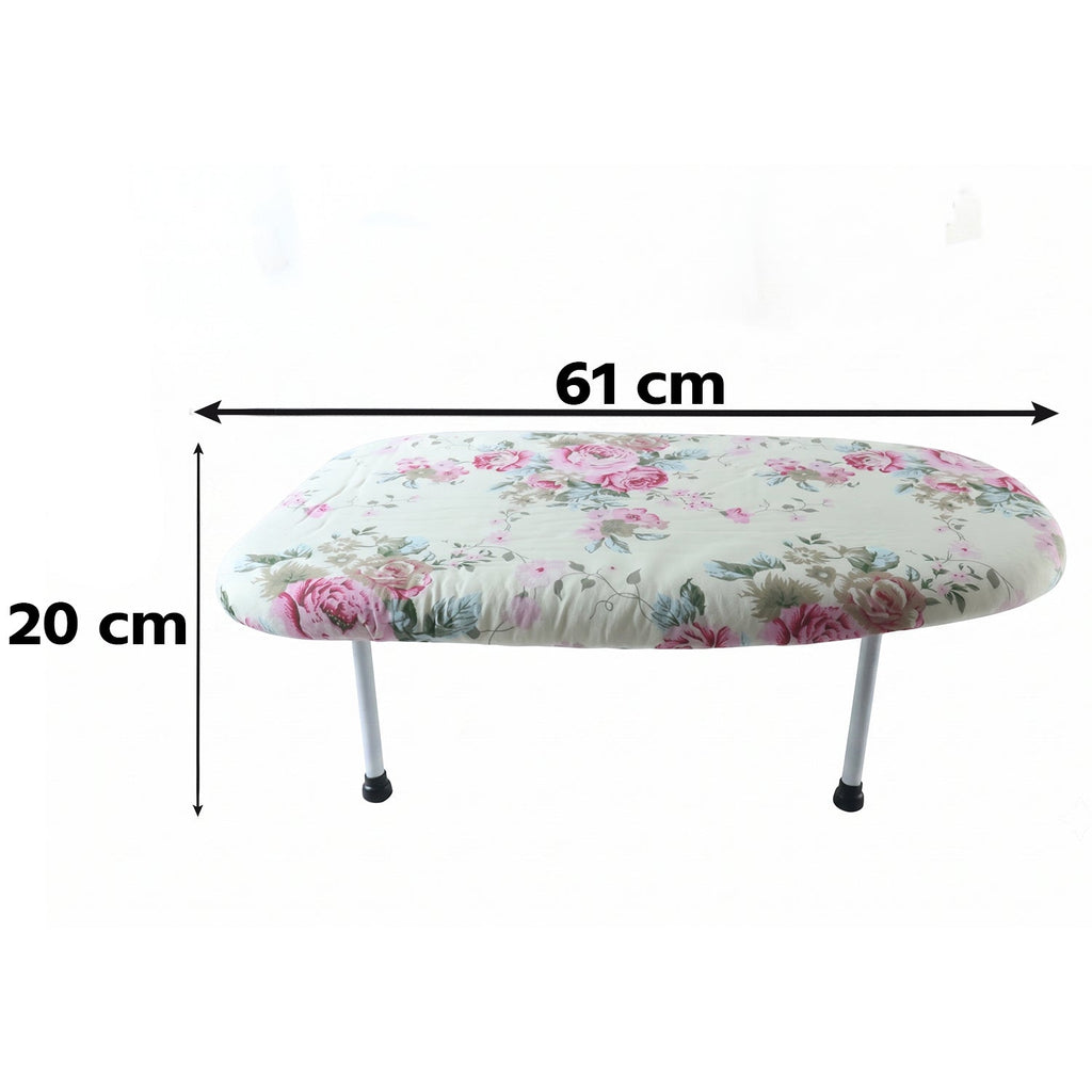 Foldable Tabletop Ironing Board Portable Mini Iron Board With Cotton Cover (1 Pc)