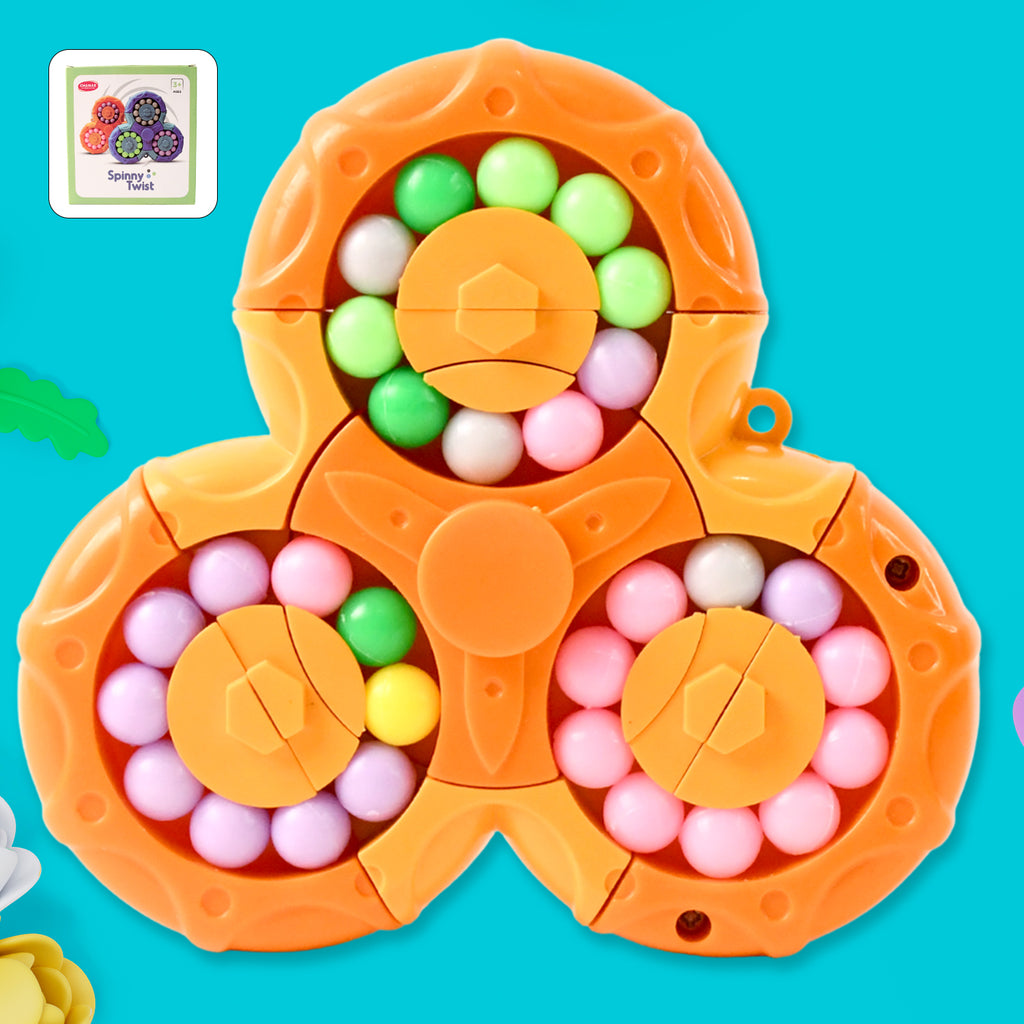 Aditi 3-in-1 Interactive Spinny Twist Puzzle Ball Toy