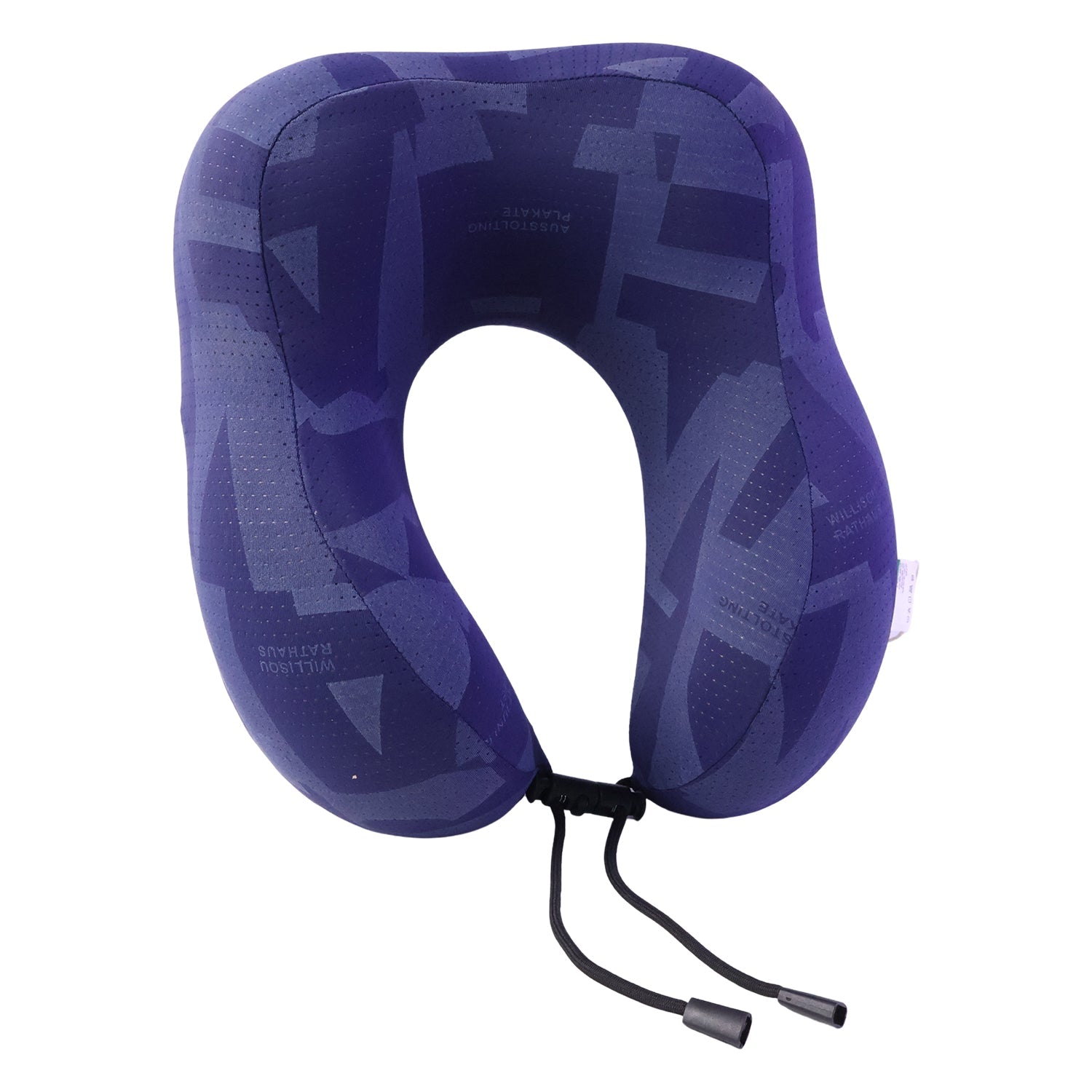U-shaped Travel Neck Pillow Memory Foam Support Pillow With Adjustable Toggle (1 Pc)