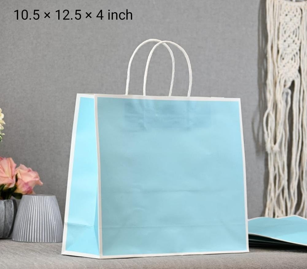 Large Size  (27X32X11 cm) Paper Bags With Handle Gift Paper bag, Carry Bags, gift For Valentine Gifting, marriage Return Gifts, Birthday, Wedding, Party, Season's Greetings - Image 10