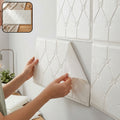 Self Adhesive 3d Foam Wall Panel Cushion Wallpaper (1 Pc White 69x35 Cm)