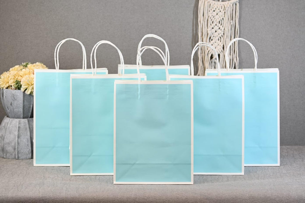 Small Size  (21 X15 X8 cm) Paper Bags With Handle Gift Paper bag, Carry Bags, gift For Valentine Gifting, marriage Return Gifts, Birthday, Wedding, Party, Season's Greetings - Image 9