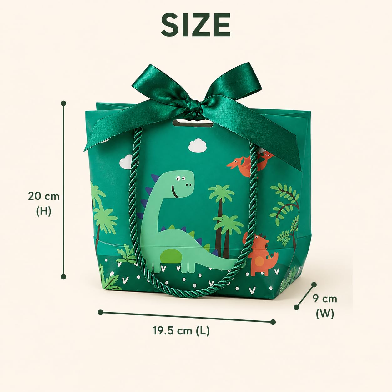 Blue Colour Kids Gift Bags (Small & Large Sizes) | Premium Paper Gift Bags for Birthday, Party Favors, Return Gifts & Gifting - Image 5
