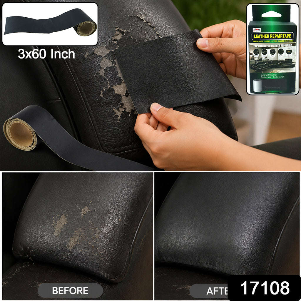 Self Adhesive Leather Repair Patch Tape 3 X 60 Inch For Sofa Car Seat (1 Pc)