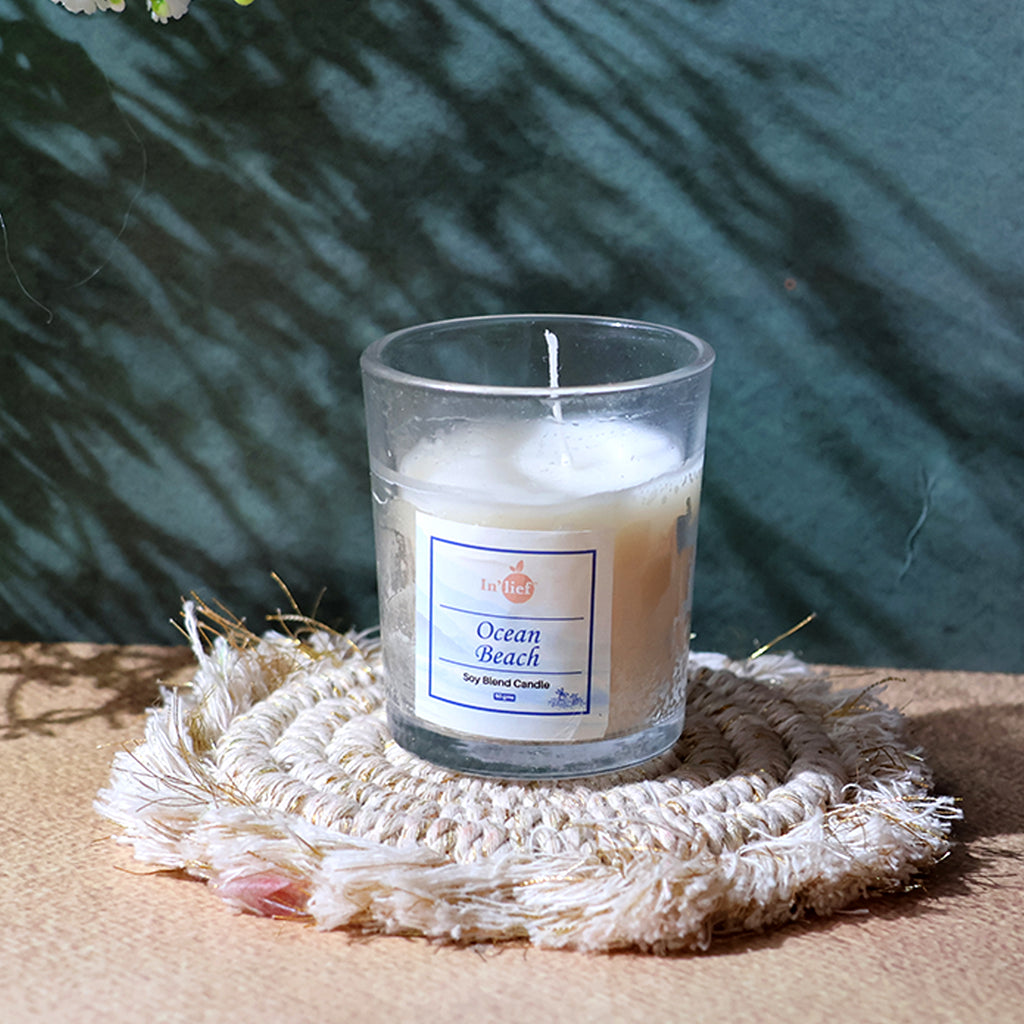 Inlief Scented Votive Jar Candle - (1 Pc  50 Gm)
