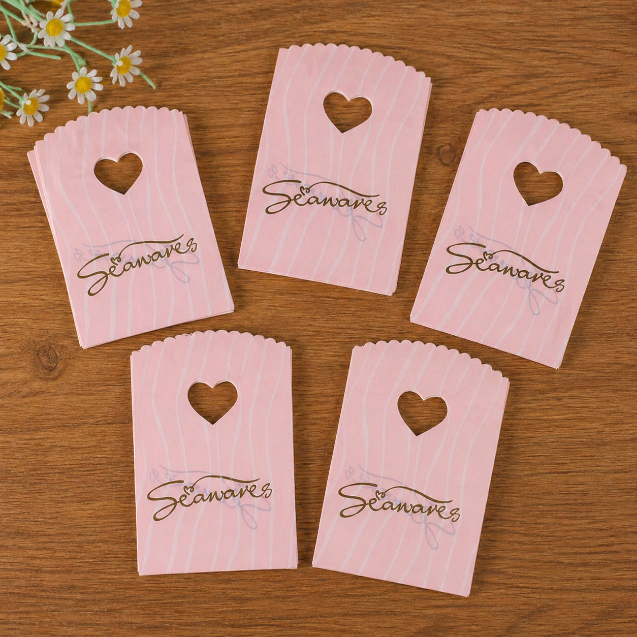 Printed Korean Gift Pouch (19 x 14 cm) | Cute Designer Packaging Bags for Chocolates, Return Gifts & Small Hampers | Assorted Designs Available - Image 6