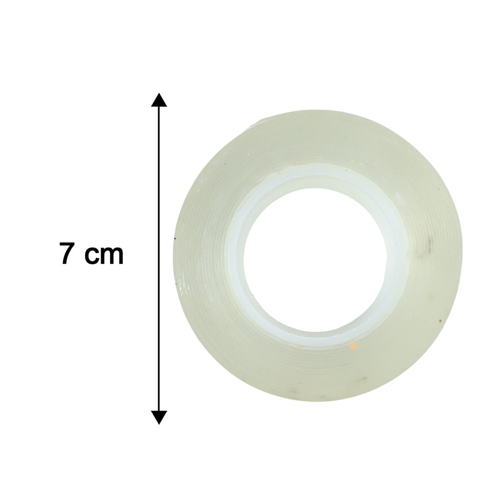 Heavy Duty Transparent Double Sided Nano Adhesive Tape 70x25mm 1 Pc