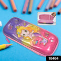 3d Cartoon Zipper Compass Box Pencil Box (1 Pc)