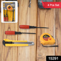 4 In 1 Hand Tool Kit Maintenance Repair Kits (1 Set)