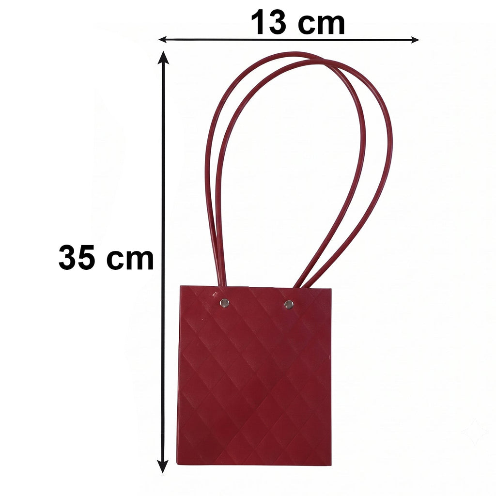 Stylish Foldable Flower Packaging Bag With Handle For Bouquet And Gifting (1 Pc)