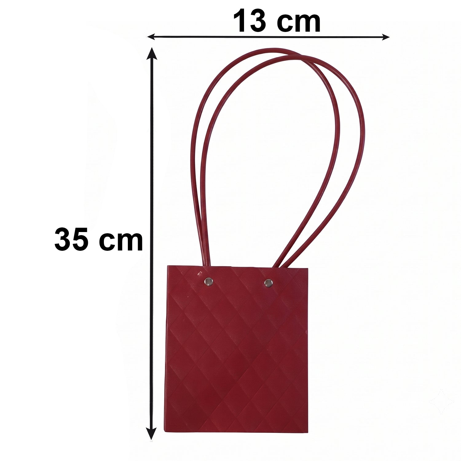 Stylish Foldable Flower Packaging Bag With Handle For Bouquet And Gifting (1 Pc)