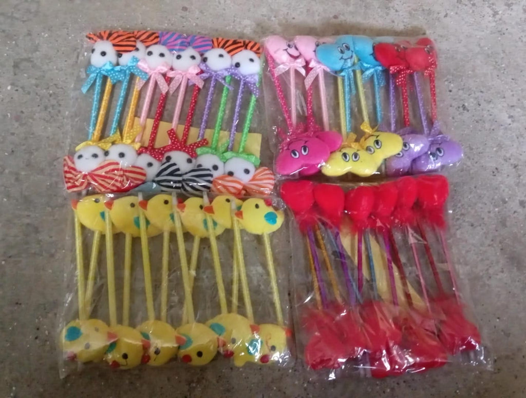 Packaging of the 12-piece mixed design pen set