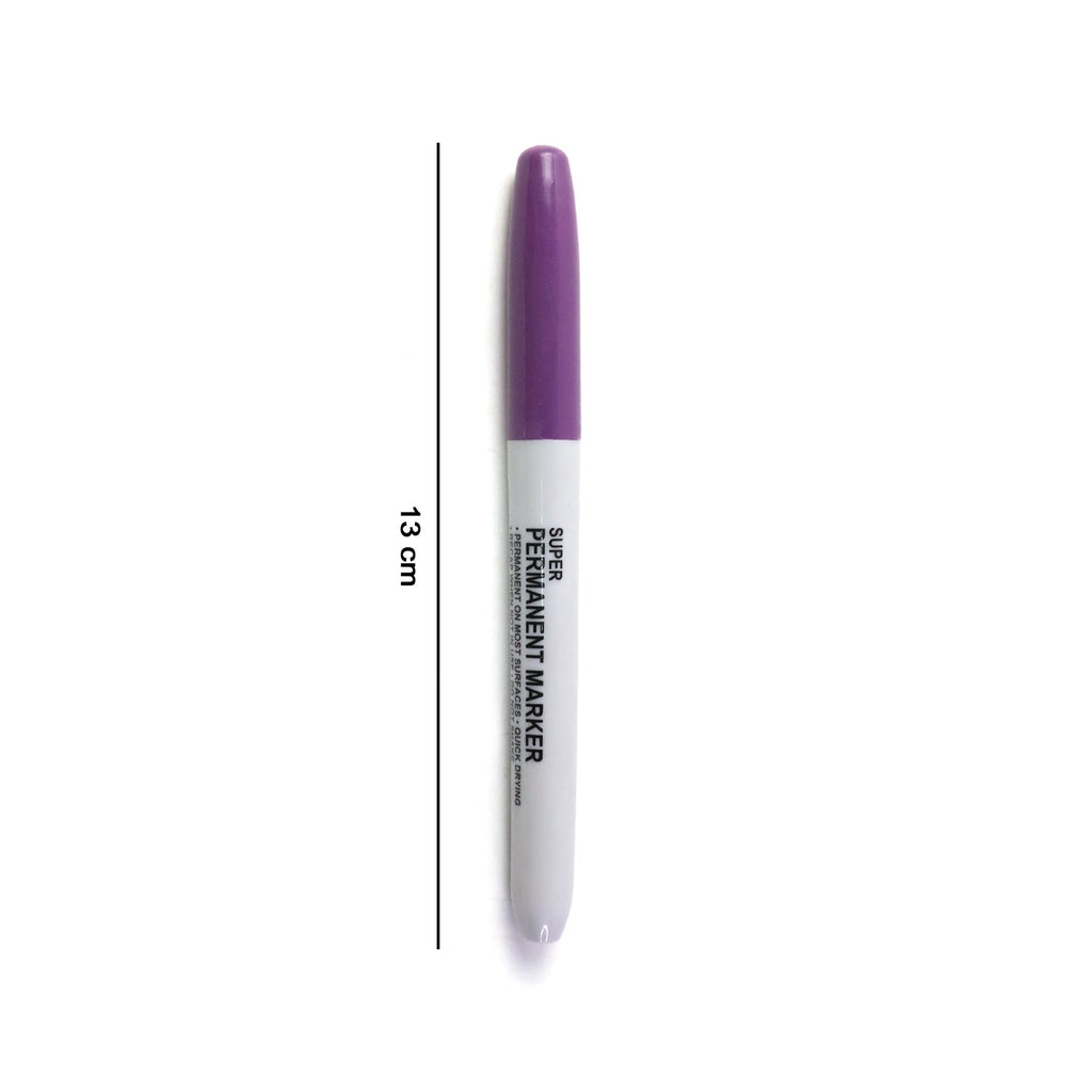 Mix Color Permanent Marker Pen Waterproof Quick Dry For Office School (1 Pc)