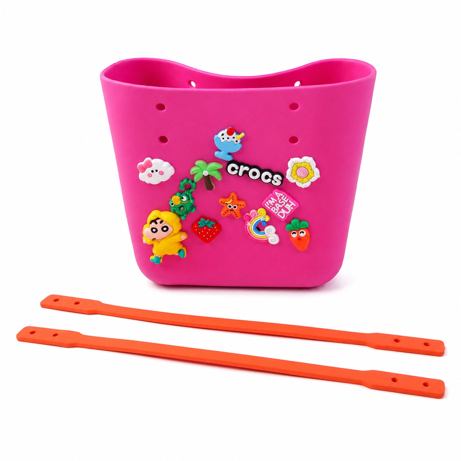 Stylish Crocs Style Tote Bag Trendy Casual Handbag For Women Girls (1 Pc)