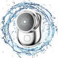 6539 Mini Electric Shaver Portable  Pocket Fashion  Rechargeable  Wireless Beard Hair Razor For Men And Women  Home Travel Gift