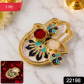 Hand Shaped Kankavati Kumkum Holder For Puja And Tilak Rituals (1 Pc)