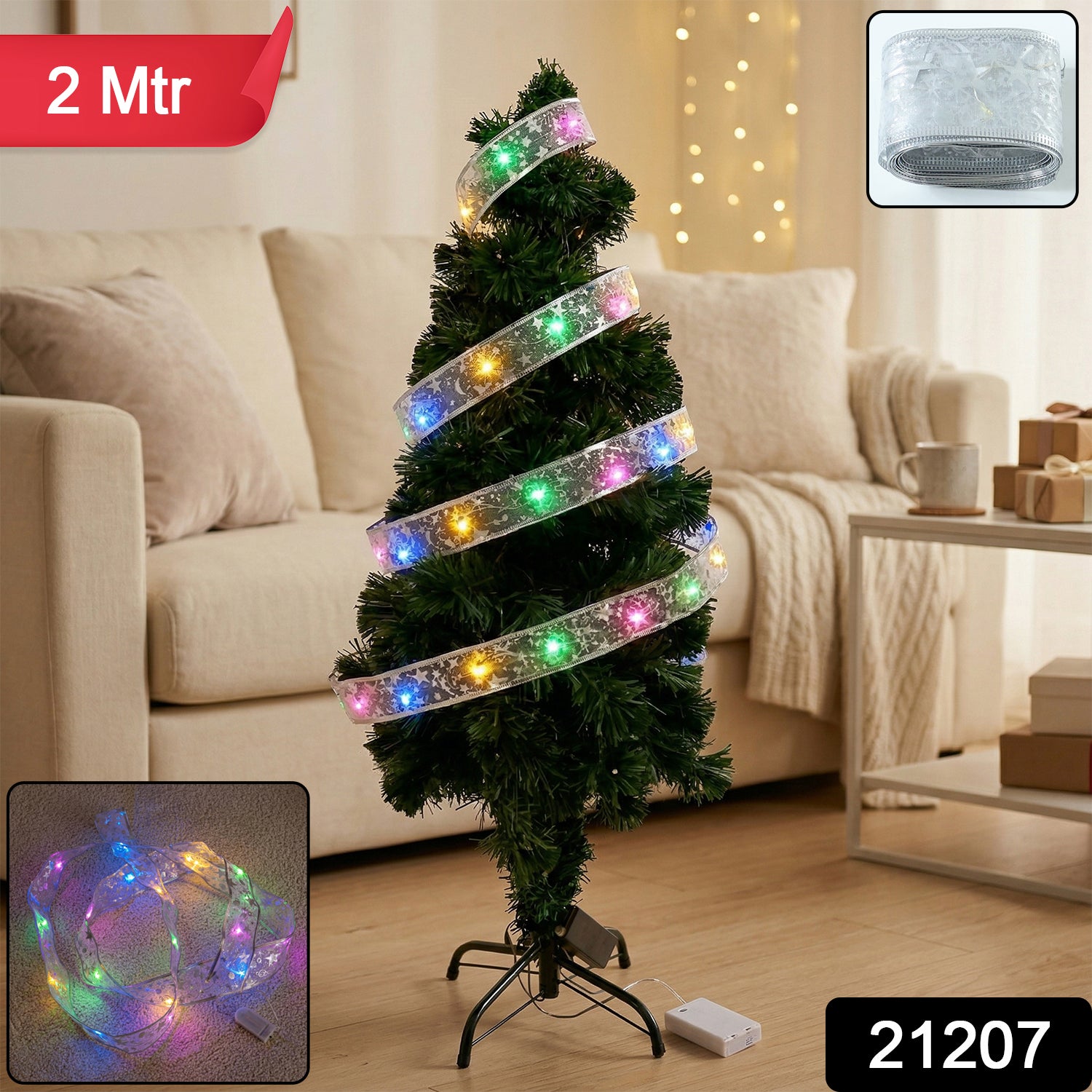 Decorative Led Ribbon Light Strip (2 Mtr)