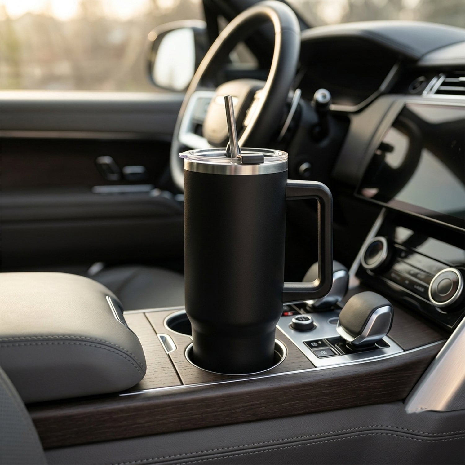Insulated 1200 ml tumbler keeps drinks hot and cold