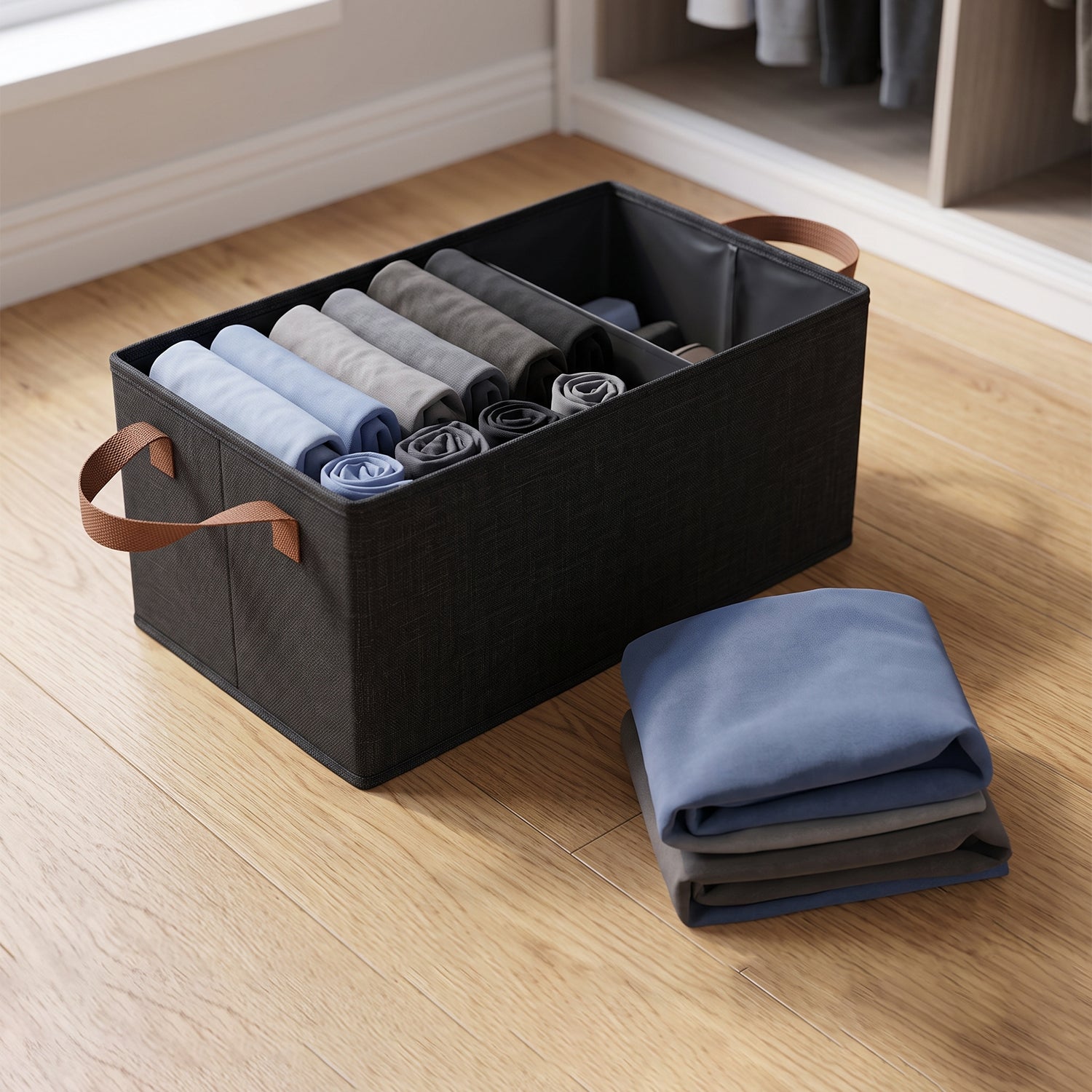 Basket carry handles detail