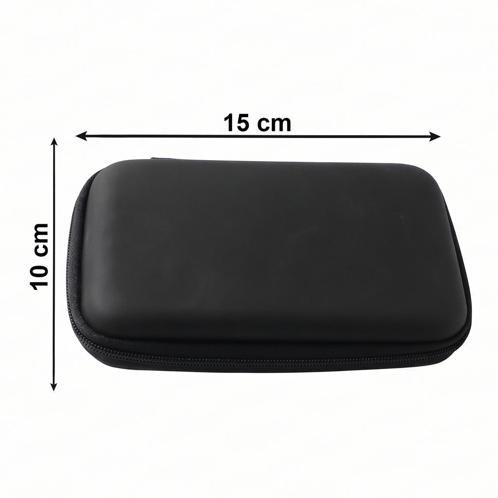 Multipurpose Hard Shell Travel Zipper Case (1 Pc Only Case Included)