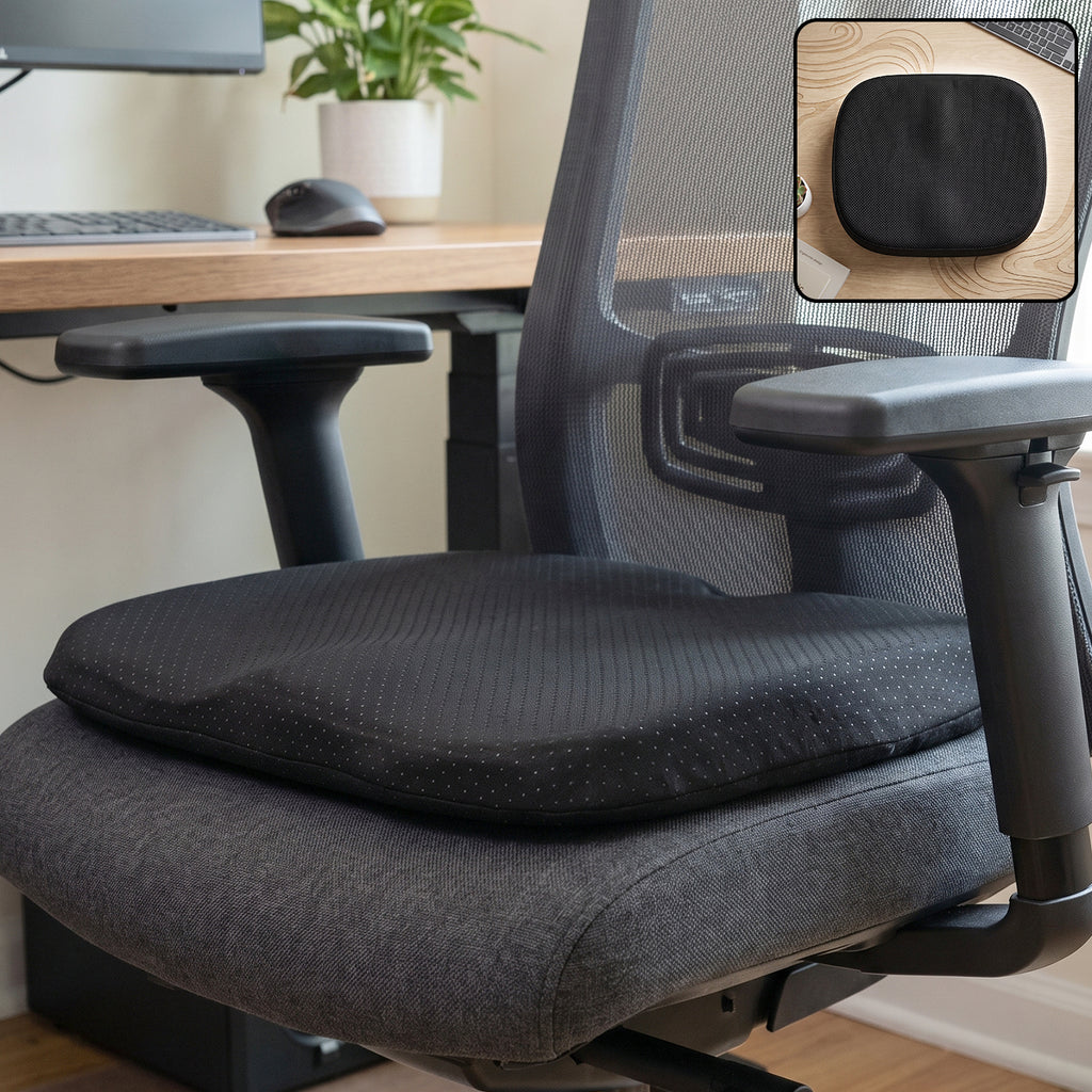 Ergonomic Egg Seat Cushion Memory Foam Chair Pad For Office Car Seat (1 Pc)