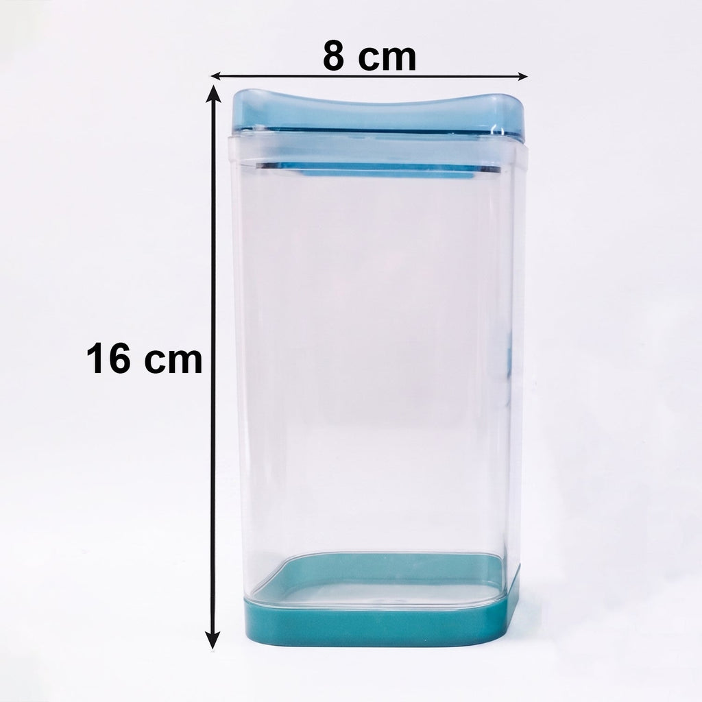 Squarion Airtight Plastic Storage Containers Set For Kitchen Grocery (4 Pc)