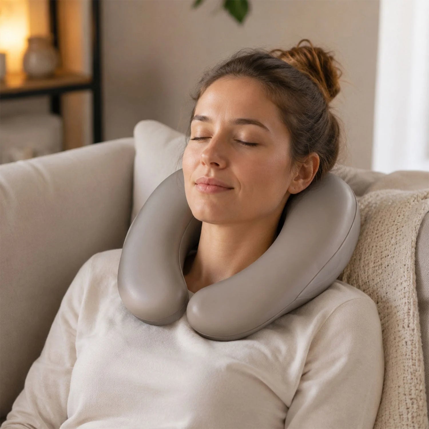 U Shape Hot Water Bottle Bag For Neck And Shoulder Pain Relief Warmth (1 Pc)