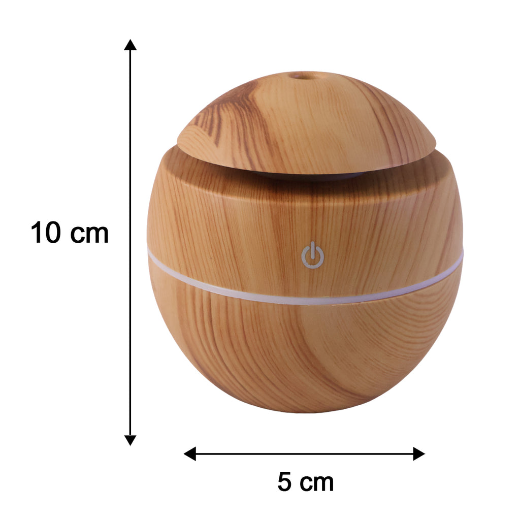 Ultrasonic Aroma Diffuser Humidifier 200ml With Led Light For Home Office (1 Pc)