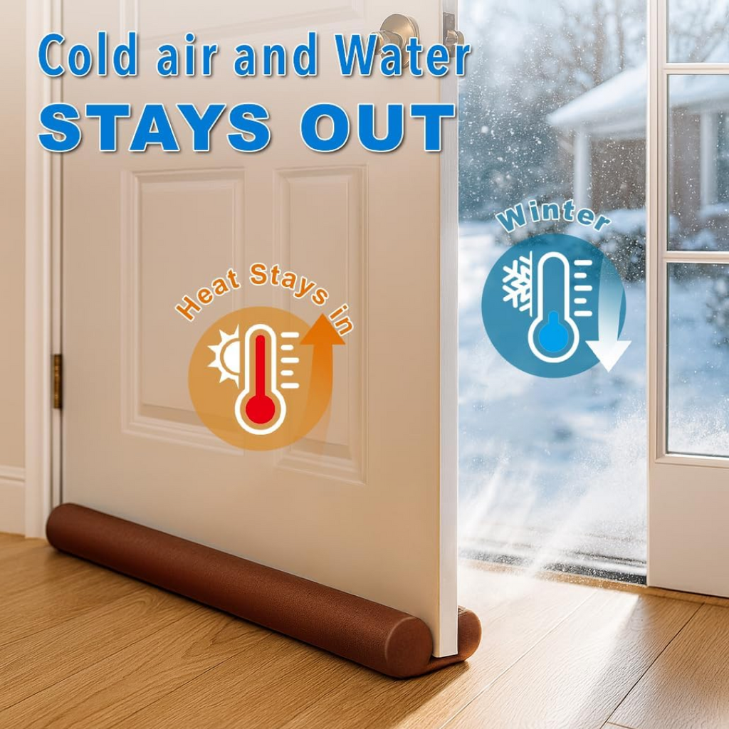 DeoDap Twin Door Draft Stopper Guard Protector - key feature close-up