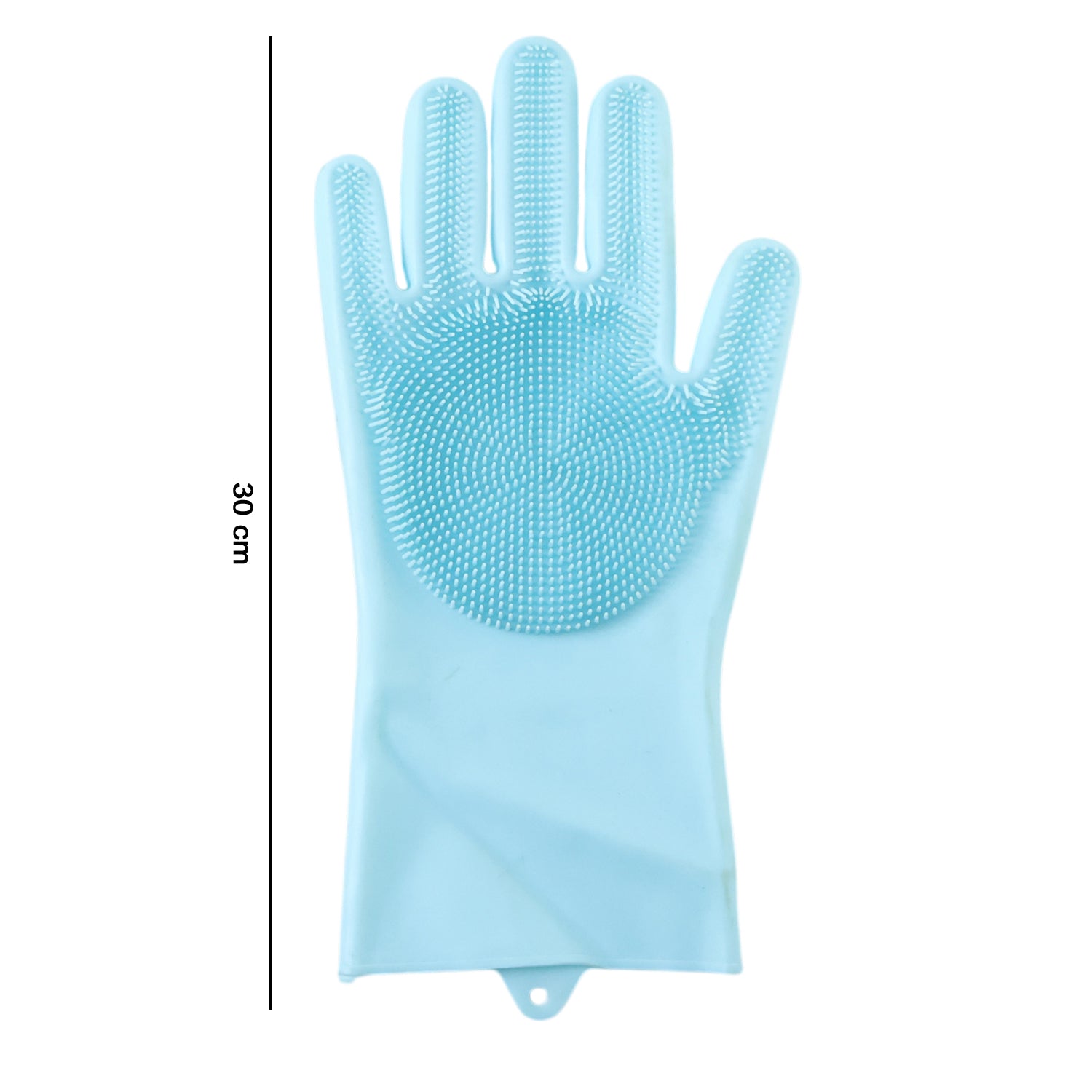 Multipurpose Silicone Dishwashing Cleaning Glove With Scrubber Brush (1 Pc)