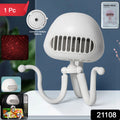 Rechargeable Handheld Mini Projector Fan (1 Pc)