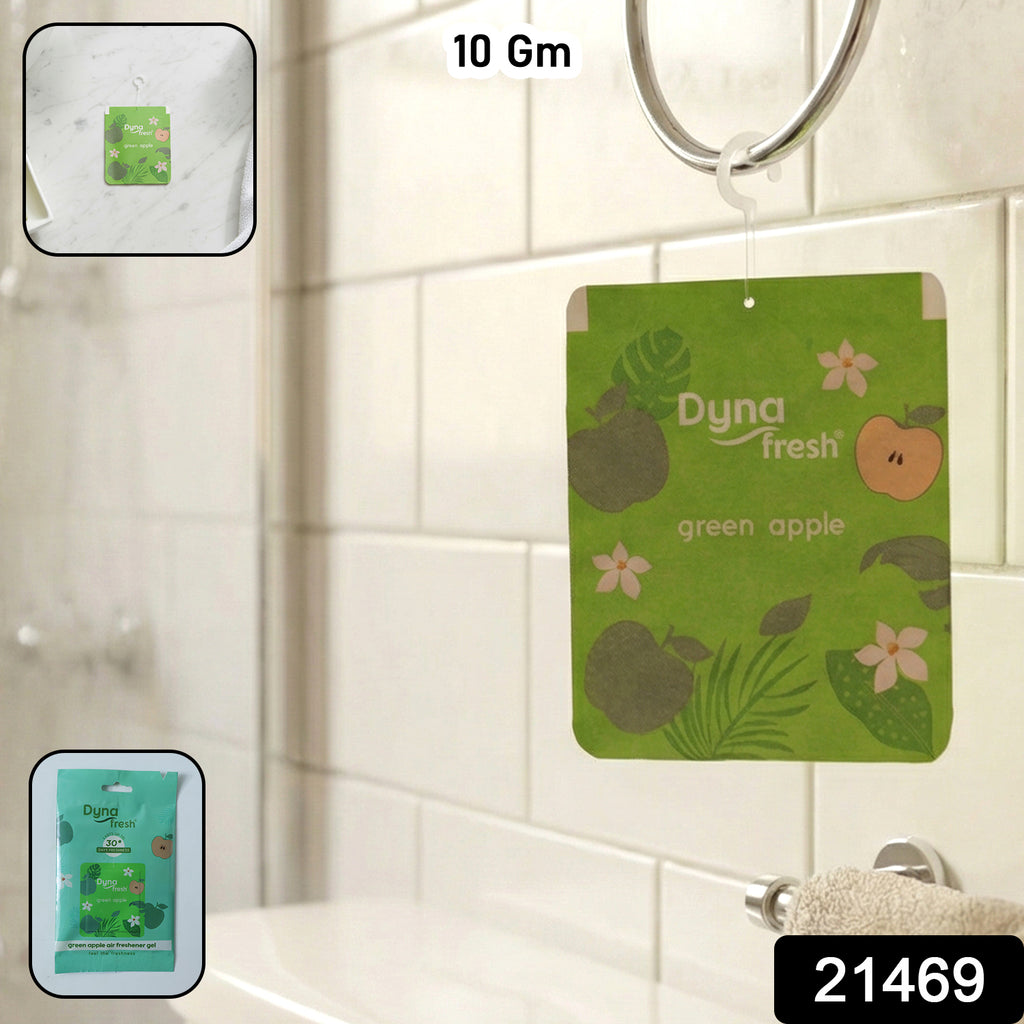 Green Apple Hanging Air Freshener Gel (1 Pc 10 Gm)