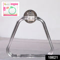 Unbreakable Abs Square Towel Ring Wall Mounted Stand  Holder (1 Pc)